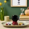Juvale Black Obsidian Crystal Ball with Wooden Stand for Meditation and Healing (3.1 x 3.1 x 4.5 Inches)