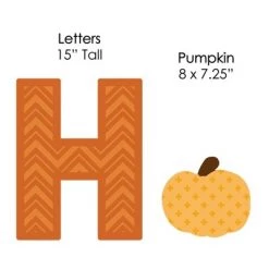 Big Dot of Happiness Pumpkin Patch - Yard Sign Outdoor Lawn Decorations - Fall, Halloween or Thanksgiving Party Yard Signs - Happy Fall Y'all -Halloween Decorations Sales Store unnamed file 192