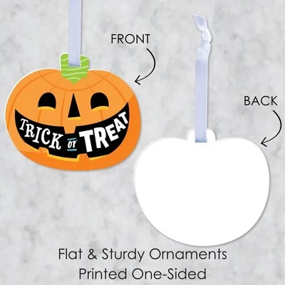 Big Dot of Happiness Jack-O'-Lantern Halloween - Kids Halloween Decorations - Tree Ornaments - Set of 12 4 Big Dot of Happiness Jack-O'-Lantern Halloween - Kids Halloween Decorations - Tree Ornaments - Set of 12 - Image 4