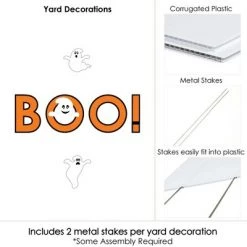 Big Dot of Happiness Spooky Ghost - Yard Sign Outdoor Lawn Decorations - Halloween Party Yard Signs - Boo 8 Big Dot of Happiness Spooky Ghost - Yard Sign Outdoor Lawn Decorations - Halloween Party Yard Signs - Boo -Halloween Decorations Sales Store unnamed file 1942