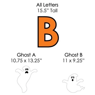 Big Dot of Happiness Spooky Ghost - Yard Sign Outdoor Lawn Decorations - Halloween Party Yard Signs - Boo 4 Big Dot of Happiness Spooky Ghost - Yard Sign Outdoor Lawn Decorations - Halloween Party Yard Signs - Boo - Image 4