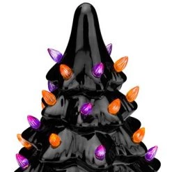 Best Choice Products Pre-Lit 15in Ceramic Halloween Tree Holiday Decoration w/ Orange & Purple Bulb Lights -Halloween Decorations Sales Store unnamed file 1950