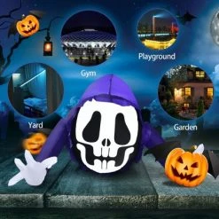 Costway 4 Ft Halloween Inflatable Ghost Outdoor & Indoor Halloween Decoration -Halloween Decorations Sales Store unnamed file 1961