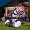 Gemmy Animated Airblown Sand Worm from Beetlejuice Giant WB, 10 ft Tall, Multicolored