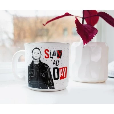 Silver Buffalo Halloween II "Slay All Day" Ceramic Camper Mug | Holds 20 Ounces 4 Silver Buffalo Halloween II "Slay All Day" Ceramic Camper Mug | Holds 20 Ounces - Image 4