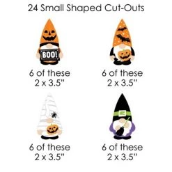 Big Dot of Happiness Halloween Gnomes - Spooky Fall Party DIY Decorations - Clothespin Garland Banner - 44 Pieces -Halloween Decorations Sales Store unnamed file 198