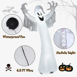 Costway 5FT or 6FT or 12FT Halloween Decoration with LED Lights Yard Decoration -Halloween Decorations Sales Store unnamed file 1985