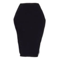 Saro Lifestyle Coffin Pillow - Poly Filled, 13"x20" Oblong, Black