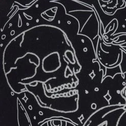 Saro Lifestyle Coffin Pillow - Poly Filled, 13"x20" Oblong, Black -Halloween Decorations Sales Store unnamed file 1995