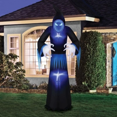 Occasions 8' INFLATABLE INFINITY MIRROR REAPER, 8 ft Tall, Multicolored 1 Occasions 8' INFLATABLE INFINITY MIRROR REAPER, 8 ft Tall, Multicolored