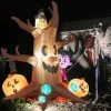 Costway 6ft Inflatable Halloween Dead Tree with Pumpkin Blow up Ghost Tree w/ RGB Lights