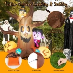 Costway 6ft Inflatable Halloween Dead Tree with Pumpkin Blow up Ghost Tree w/ RGB Lights 10 Costway 6ft Inflatable Halloween Dead Tree with Pumpkin Blow up Ghost Tree w/ RGB Lights -Halloween Decorations Sales Store unnamed file 2014