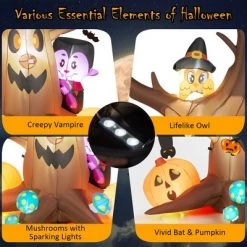 Costway 6ft Inflatable Halloween Dead Tree with Pumpkin Blow up Ghost Tree w/ RGB Lights 13 Costway 6ft Inflatable Halloween Dead Tree with Pumpkin Blow up Ghost Tree w/ RGB Lights -Halloween Decorations Sales Store unnamed file 2017