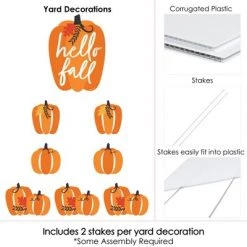 Big Dot of Happiness Fall Pumpkin - Yard Sign and Outdoor Lawn Decorations - Halloween or Thanksgiving Party Yard Signs - Set of 8 7 Big Dot of Happiness Fall Pumpkin - Yard Sign and Outdoor Lawn Decorations - Halloween or Thanksgiving Party Yard Signs - Set of 8 -Halloween Decorations Sales Store unnamed file 202