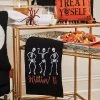 C&F Home Killin' It Skeleton Halloween Waffle Weave Cotton Kitchen Towel
