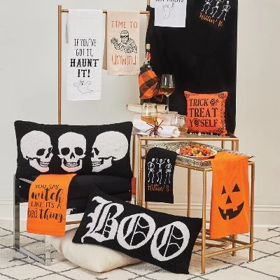 C&F Home Killin' It Skeleton Halloween Waffle Weave Cotton Kitchen Towel 2 C&F Home Killin' It Skeleton Halloween Waffle Weave Cotton Kitchen Towel - Image 2