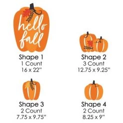 Big Dot of Happiness Fall Pumpkin - Yard Sign and Outdoor Lawn Decorations - Halloween or Thanksgiving Party Yard Signs - Set of 8 8 Big Dot of Happiness Fall Pumpkin - Yard Sign and Outdoor Lawn Decorations - Halloween or Thanksgiving Party Yard Signs - Set of 8 -Halloween Decorations Sales Store unnamed file 203
