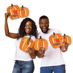 Big Dot of Happiness Fall Pumpkin - Yard Sign and Outdoor Lawn Decorations - Halloween or Thanksgiving Party Yard Signs - Set of 8 9 Big Dot of Happiness Fall Pumpkin - Yard Sign and Outdoor Lawn Decorations - Halloween or Thanksgiving Party Yard Signs - Set of 8 -Halloween Decorations Sales Store unnamed file 204