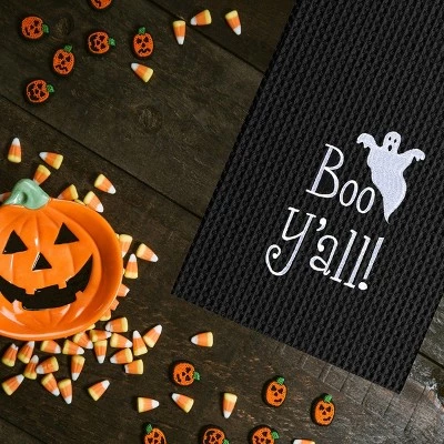 C&F Home Boo Y 'all! Halloween Waffle Weave Kitchen Towel 1 C&F Home Boo Y 'all! Halloween Waffle Weave Kitchen Towel