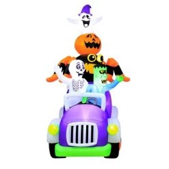 Occasions 10.5' INFLATABLE HALLOWEEN TRUCK, 10.5 ft Tall, Multicolored -Halloween Decorations Sales Store unnamed file 2067