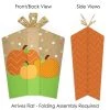 Big Dot of Happiness Pumpkin Patch - Table Decorations - Fall, Halloween or Thanksgiving Party Fold and Flare Centerpieces - 10 Count