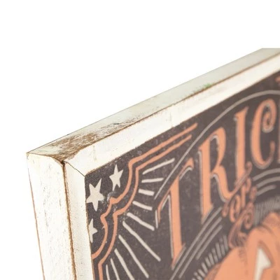 Northlight 18.75" Trick or Treat Jack O Lantern Halloween Wall Sign 4 Northlight 18.75" Trick or Treat Jack O Lantern Halloween Wall Sign - Image 4