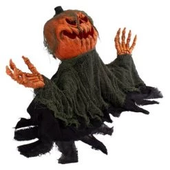 Northlight 30" Black and Orange Animated Pumpkin Halloween Decoration -Halloween Decorations Sales Store unnamed file 2099