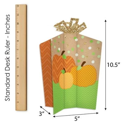 Big Dot of Happiness Pumpkin Patch - Table Decorations - Fall, Halloween or Thanksgiving Party Fold and Flare Centerpieces - 10 Count 5 Big Dot of Happiness Pumpkin Patch - Table Decorations - Fall, Halloween or Thanksgiving Party Fold and Flare Centerpieces - 10 Count - Image 5