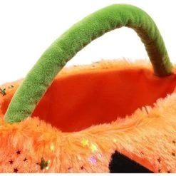 Spooky Central Plush Jack-O-Lantern Trick or Treat Bag for Halloween Party Decorations (10 x 8.75 In) -Halloween Decorations Sales Store unnamed file 2116