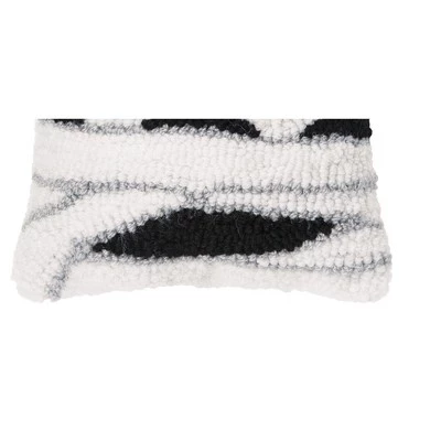 C&F Home 8" x 8" Mummy Face Hooked Halloween Petite Pillow 3 C&F Home 8" x 8" Mummy Face Hooked Halloween Petite Pillow - Image 3