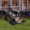 Gemmy Animated Airblown Black Cat w/Turning Head, 4 ft Tall, Black