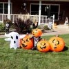 Sunnydaze Decor Sunnydaze 7' Self-Inflatable Holiday Haunted Pumpkin Patch Outdoor Halloween Lawn Decoration with LED Lights