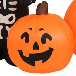 Sunnydaze Decor Sunnydaze 7' Self-Inflatable Holiday Haunted Pumpkin Patch Outdoor Halloween Lawn Decoration with LED Lights -Halloween Decorations Sales Store unnamed file 2143