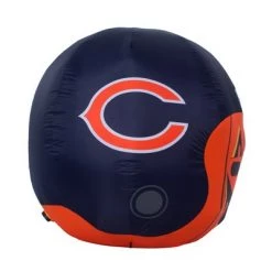 NFL Chicago Bears Inflatable Jack O' Helmet, 4 ft Tall, Orange -Halloween Decorations Sales Store unnamed file 2163