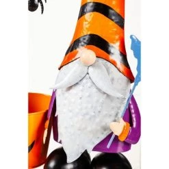 Evergreen 17.75"H Metal Halloween Gnome Garden Statuary with Planter -Halloween Decorations Sales Store unnamed file 2172