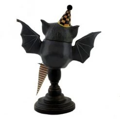 Jorge De Rojas 9.5" Bram Bat Boo Container Halloween - Decorative Figurines