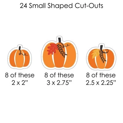 Big Dot of Happiness Fall Pumpkin - Halloween or Thanksgiving Party DIY Decorations - Clothespin Garland Banner - 44 Pieces 4 Big Dot of Happiness Fall Pumpkin - Halloween or Thanksgiving Party DIY Decorations - Clothespin Garland Banner - 44 Pieces - Image 4