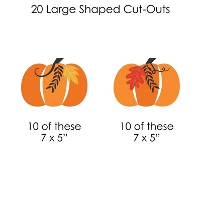 Big Dot of Happiness Fall Pumpkin - Halloween or Thanksgiving Party DIY Decorations - Clothespin Garland Banner - 44 Pieces 5 Big Dot of Happiness Fall Pumpkin - Halloween or Thanksgiving Party DIY Decorations - Clothespin Garland Banner - 44 Pieces - Image 5