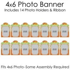 Big Dot of Happiness Pumpkin Patch - DIY Fall, Halloween or Thanksgiving Birthday Party Decor - 1-12 Monthly Picture Display - Photo Banner -Halloween Decorations Sales Store unnamed file 222