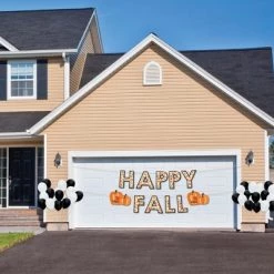 Big Dot of Happiness Fall Pumpkin - Large Halloween or Thanksgiving Party Decorations - Happy Fall - Outdoor Letter Banner