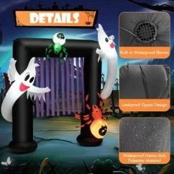 Costway 7.5FT Halloween Inflatable Archway Blow-up Festive Decoration for Backyard Porch -Halloween Decorations Sales Store unnamed file 2298