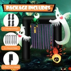 Costway 7.5FT Halloween Inflatable Archway Blow-up Festive Decoration for Backyard Porch -Halloween Decorations Sales Store unnamed file 2299
