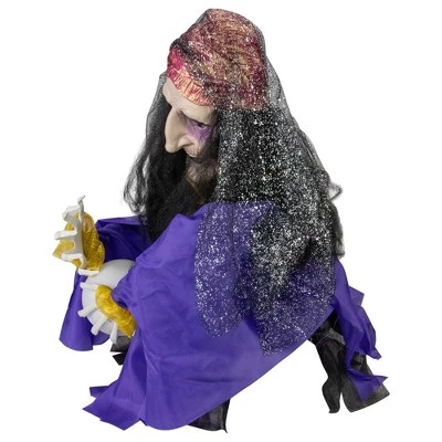 Northlight 20" Animated Fortune Teller Halloween Decoration 2 Northlight 20" Animated Fortune Teller Halloween Decoration - Image 2