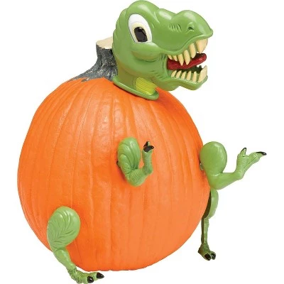 Fun World Funworld Halloween T-Rex Dinosaur Pumpkin Decorating Kit 1 Fun World Funworld Halloween T-Rex Dinosaur Pumpkin Decorating Kit