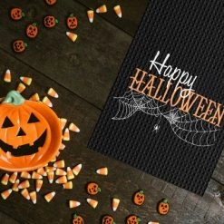 C&F Home Happy Halloween Waffle Weave Kitchen Towel
