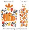 Big Dot of Happiness Fall Pumpkin - Table Decorations - Halloween or Thanksgiving Party Fold and Flare Centerpieces - 10 Count