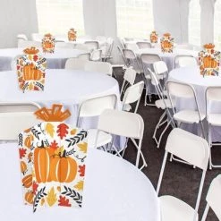 Big Dot of Happiness Fall Pumpkin - Table Decorations - Halloween or Thanksgiving Party Fold and Flare Centerpieces - 10 Count 7 Big Dot of Happiness Fall Pumpkin - Table Decorations - Halloween or Thanksgiving Party Fold and Flare Centerpieces - 10 Count -Halloween Decorations Sales Store unnamed file 234