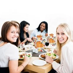 Big Dot of Happiness Fall Pumpkin - Table Decorations - Halloween or Thanksgiving Party Fold and Flare Centerpieces - 10 Count 8 Big Dot of Happiness Fall Pumpkin - Table Decorations - Halloween or Thanksgiving Party Fold and Flare Centerpieces - 10 Count -Halloween Decorations Sales Store unnamed file 235