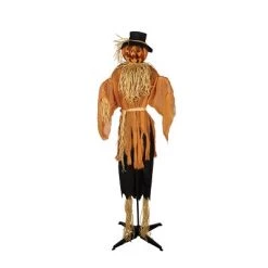 Gallerie II Sound & Motion Wicked Scarecrow Figureure Halloween Fall Harvest Soft Figure Decor Decoration