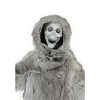 Northlight 36" Prelit Touch Activated Death Reaper Hanging Halloween Decoration - White/Gray
